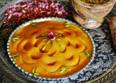طرز تهیه ترحلوا شیرازی دو رنگ و ساده