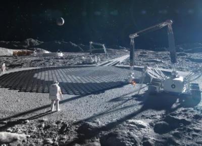 ساخت و ساز خانه های عجیب روی کره ماه ، عکس